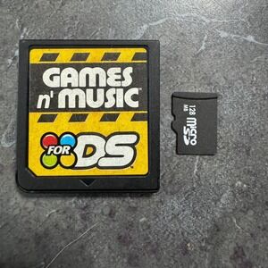 Games N' Music Genuine Nintendo DS Game Card. Includes 128MB SD Card.